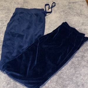 White Mark Navy Blue Track Pants